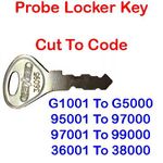 Replacement Probe L&F Lowe Fletcher Locker Lock Key Cut To Code
