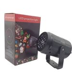 Christmas projection lamp with 16 LED patterns, perfect for adding festive decor
