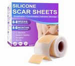 Medical Grade Silicone Scar Sheets Trim to Fit, Breathable, Dermatologist Tested