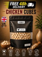 500G Bag Natural Healthy Freeze Dried Chicken Bites Snacks Treats For Cats UK