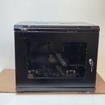 9U Deep Black Wall-Mounted Data Cabinet Rack 600X450x500cm