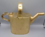 ANTIQUE BRASS 5 PINT WATERING CAN - PROB. BENHAM & SONS