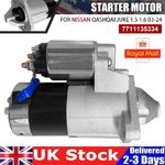 1.5 dCi DIESEL NEW STARTER MOTOR fits NISSAN QASHQAI, JUKE NOTE MICRA MK3, NV200
