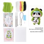 Needle Felting Kit Wool Felting Supplies Animal Plush Doll Toy DIY Making Mater-