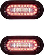 6 Inch Combination LED Stop/Turn/Tail, Backup, and Strobe Light with 32 LEDs (2)