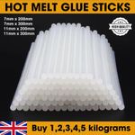 HOT MELT GLUE STICKS FOR ELECTRIC GUN CRAFT TOOL ADHESIVE STICKS CLEAR 7MM 11MM