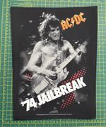 AC/DC  74 Jailbreak Large Size  Printed Sew On Back Patch  Officially Licensed
