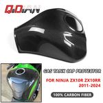 3K Carbon Fiber Motorcycle Gas Fuel Tank Cover For Ninja ZX10R ZX10RR 2011-2024