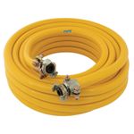 Compressor Air Hose 3/4 Inch 15m 50ft 300 PSI Plant Breaker Pneumatic Rubber PVC