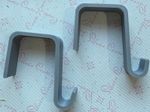 Dolls Vintage Pram Plastic Bag Hooks x 2 Silver for Silver Cross Vintage DOLLS