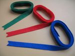 Piano Nameboard Felt - Green, Red or Blue - 52" long (132cm) x 5/8" wide (15mm)