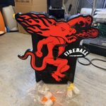 Fireball Whiskey Double Bottle C4 Shot Chiller Refrigerated Beverage Dispenser