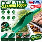 Gutter Roof Cleaning Tool Hook Shovel Scoop Leaves Dirt Remove Home Cleaner UK
