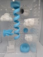 11 Piece 3d Printed Cloud Theme accessory /decor pack Jumping Spider Enclosure