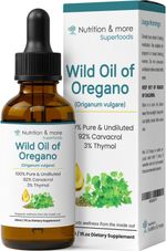 100% PURE WILD OREGANO OIL 30ML 92% CARVACROL UNDILUTED NATURAL SUPER-STRENGTH