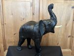 Vintage Leather Elephant Attributed to Liberty of London in Stunning Condition 