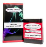 2k Clear Lacquer Jawel Scratch Resistant High Gloss 5Litre + 2.5Litre Hardener  