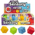 Oh So Sensory - Pop Cube Fidget Toy - Sensory Toy - ONE SUPPLIED
