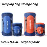 4 Season Single Sleeping Bag Waterproof Outdoor Camping Hiking Envelope Zip Bags