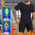 Sweat Suit Sauna Exercise Gym Tank Fitness Weight Loss Waist Trimmer Sport Shape