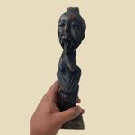 Ethiopian Hand-Carved Wooden Tribal Figure Statue 27cm