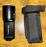 Fenix LR35R Pro LED Flashlight, Black Aluminum, Clip-On w/ Holster Pouch