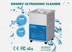 Swarey 2.5L Digital Ultrasonic Cleaner Ultra Sonic Tank Cleaning Heater Timer