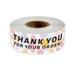 120x Thank You for Your Order Stickers Self Adhesive Labels f. Packaging Sealing
