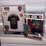 Funko Star Wars Bundle: Watto #702 Pop! Vinyl Figure & Mandalorian T-Shirt - S