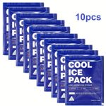 10PCS Reusable Ice Packs Freezer Cool Blocks Cooler Box Lunch Bag Camping UK