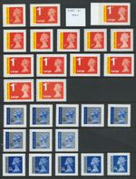 U3045 (SIGNED FOR) TO U3052 (SPECIAL DELIVERY) UN/MINT SELF ADHESIVE NVI's