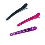 Hair Sectioning Clips x 10 Professional Suregrip Hairdressing Clamps Carbon 13cm
