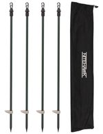 4 X Hide Poles With Carry Bag Pigeon Hunting Shooting Magnet Decoy