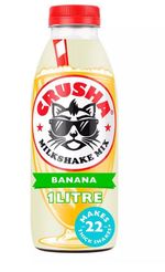 Crusha Banana Milkshake Mix - 1 Litre