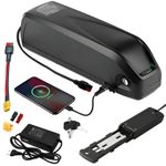 48V 13AH 15Ah For max 1000W 750W e-bike Battery Electric Bicycle Motor Downtube