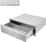 30x23x10" 1-Layer Outdoor Kitchen Drawers BBQ Drawer Stainless Steel Cabinet