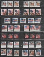 USA 41 used different Booklet Flag Stamps up to 2025   fine