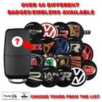 Various Genuine Aluminium / Epoxy Key Fob Badge Emblem Stickers 2pcs - FIND YOUR