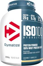 Dymatize ISO 100 Hydrolyzed Gourmet Vanilla 2264g - Whey Protein Hydrolysat + Is