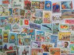 Flags Stamps Collection - 100 to 500 Different Stamps