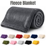 Extra Large Fleece Blanket Super Soft Reversible Bed Sofa Throw Double & King
