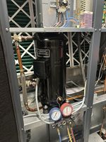 Copeland Scroll Air Conditioning Compressor. M/N:  ZR190KCE. Newley Fitted