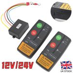 12V/24V Wireless Winch Remote Control Kit 434MHZ For Truck ATV SUV
