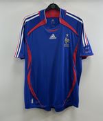 France Home Football Shirt 2006/07 Adults Large Adidas H288