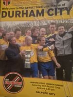 09/10  Durham City  v Salford   City   march 14th   ufdn