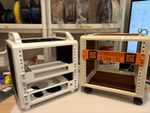 10" Server 2U to 7U RACK Home Lab (3d Printed) PETG