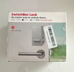 SwitchBot Lock Keyless Smart Door Lock, Bluetooth, Silver PC/ABS W1601700