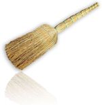 TRADITIONAL UNIQUE AMERICAN HAND MADE CORN SWEEPING BROOM STABLE YARD BRUSH m2