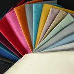 Plush Velvet Upholstery Fabric Material Soft Feel Craft Curtain Cushion Throw UK