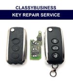 Repair Service Bentley Continental GT GTC 3 Button Remote Key Fob Refurbishment